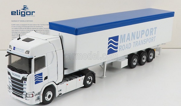 scania - s500 v8 truck cassone ribaltabile manuport transports 2018 117580 Модель 1:43