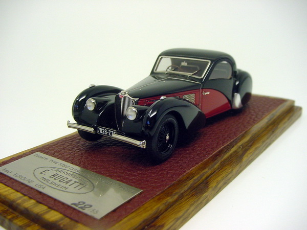 Bugatti Type 57 SC Coupe Atalante 1937 B&G EL-13 Модель 1:43