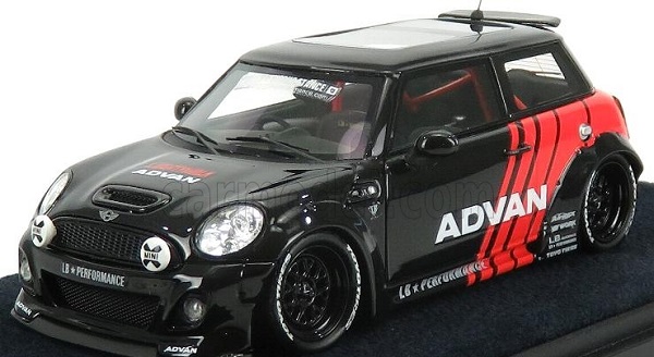 Модель 1:43 Mini Cooper LB Performance ADVAN - black/red