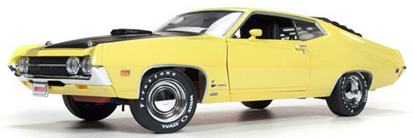 ford torino cobra 429 cj - hemmings yellow/black AMM1049 Модель 1:18