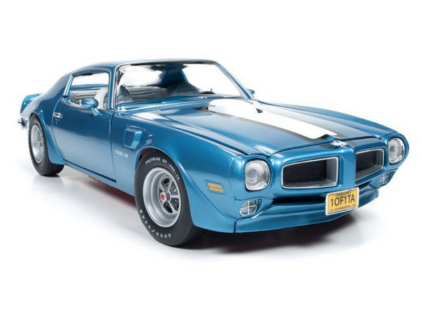 pontiac firebird trans am blue 455 ho - 1972 AMM1076 Модель 1:18