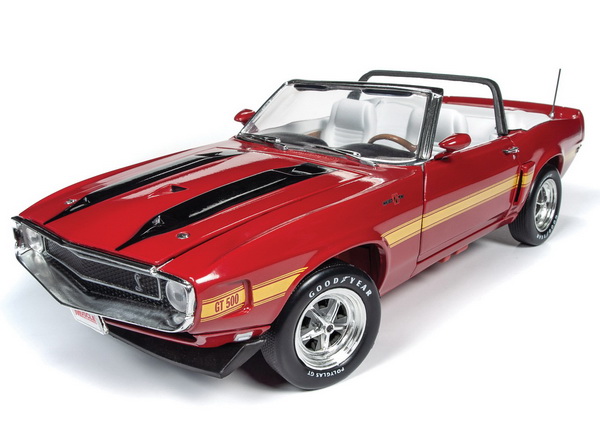 ford shelby gt500 convertible - candy apple red AMM1187 Модель 1:18