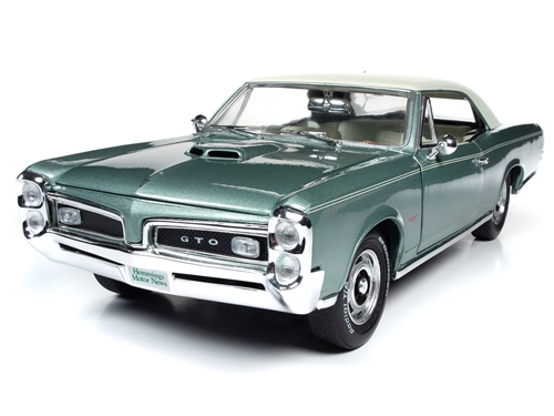 Модель 1:18 Pontiac GTO 1966 - Palmetto Green Met. Hemmings Motor News