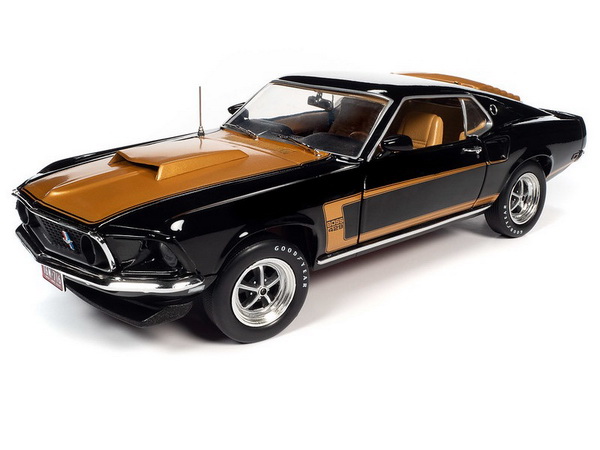 Модель 1:18 Ford Mustang Fastback Black Boss 429 1969