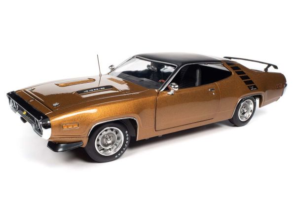 plymouth roadrunner ht (class of 1971) gy8 gold leaf AMM1258 Модель 1:18