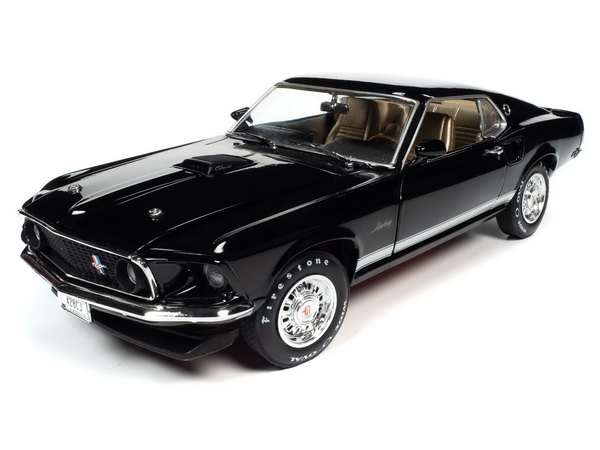 Модель 1:18 Ford Mustang GT Fastback - 1969 - Raven Black