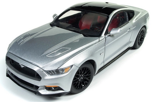ford mustang gt 5.0 silver 2017 AW237 Модель 1:18