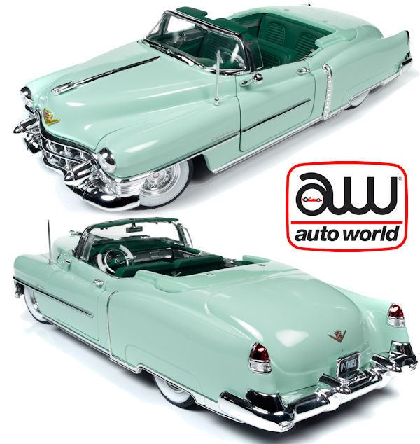 cadillac eldorado convertible - gloss green AW260 Модель 1:18