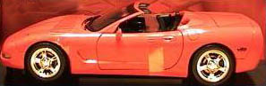 chevrolet corvette convertible red ERTL33341 Модель 1:18