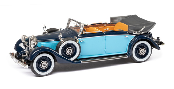Mercedes-Benz 290 W18 Cabriolet D (длинная база) Open - 1933 - Light blue/dark blue