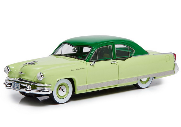kaiser-frazer manhattan 2-door-sedan - 1953 - two-tone green EMUS43047A Модель 1:43