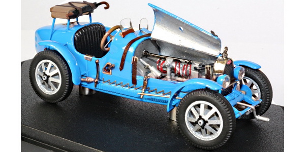 Модель 1:43 Bugatti T35B version rallye Ch.№4903 - blue (built by Ateliers Christian Gouel) (L.E.30pcs)