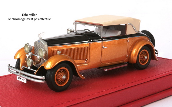 Модель 1:43 Delage D8S Figoni & Falaschi Maharaja de Holkar closed - orange/black (L.E.60pcs)