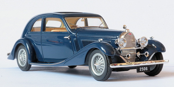 Модель 1:43 Bugatti T57 Profilée James Young Ch.№57158 version restaurée - blue