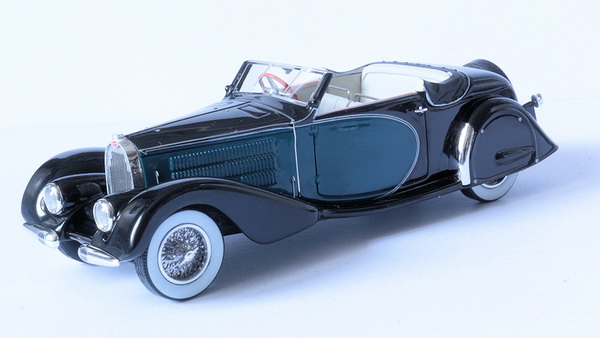 Модель 1:43 Bugatti T57 Stelvio cabriolet #57406 1936 version restaurée