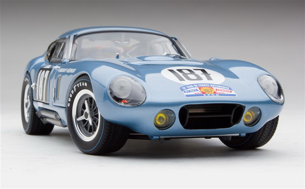 Cobra Daytona,Bob Bondurant Signature Edition - 1964 World Sportscar Championship - Jochen Neerpasch, Bob Bondurant BND22055 Модель 1:18
