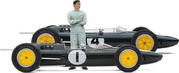 Модель 1:18 Lotus 25 F1,The Jim Clark - 1963 Bundle - Jim Clark