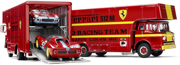 ford c type race car transporter - maranello concessionaires uk EXO00013 Модель 1:43