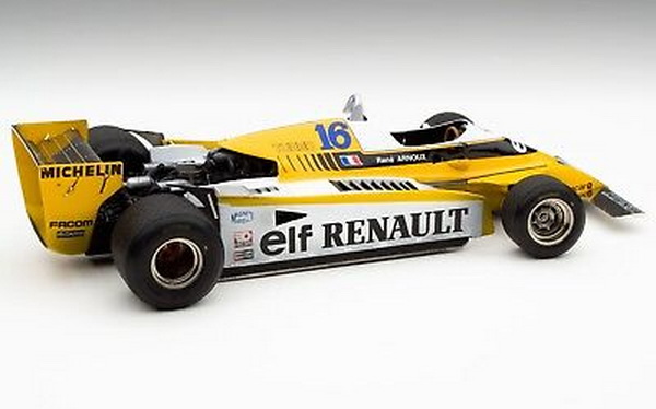 Renault RE-20 Turbo - 1980 Grand Prix of France - Rene Arnoux