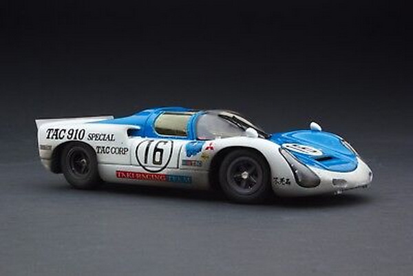 Porsche 910 - 1969 Japan GP - Hiroshi Kazato, Hiroshi Hasegawa MTB00064CFLP Модель 1:18