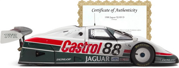 Jaguar XJ-R9 D - Castrol Presentation car - 1988 IMSA MTB00105FLP Модель 1:18