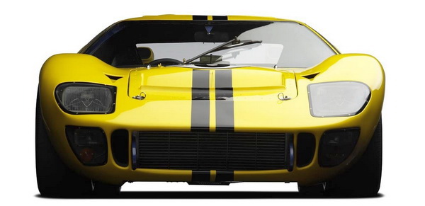 Модель 1:18 Ford GT40 Mk II 'X-1' Roadster - Shelby American works prototype - Authentic Yellow