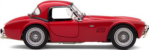 Модель 1:18 Cobra 289,1963 Hard-top - Red/Red on Black