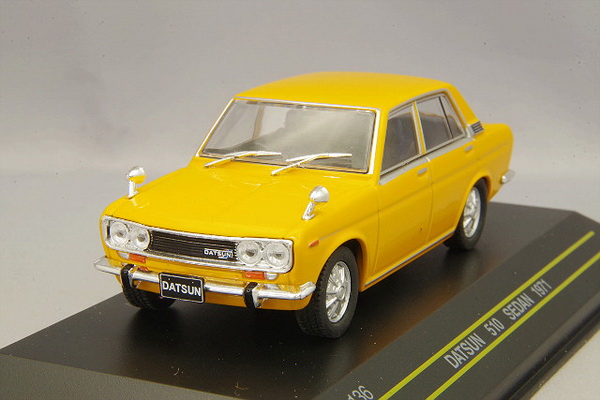 Datsun 510 Sedan RHD 1971 - yellow