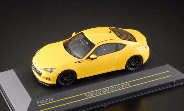 Модель 1:43 Subaru BRZ STI tS (RHD) - yellow