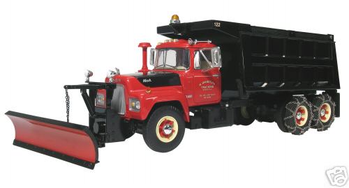 Модель 1:34 Mack R Dump Truck/plow Randolph Trucking