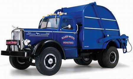 Модель 1:34 Mack L Rear Load Garbage Truck - Allied Waste