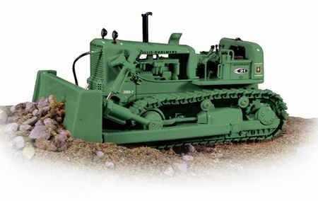 allis-chalmers hd-21 dozer with straight blade, drawbar - cable winch us forestry service 50-3175 Модель 1:50