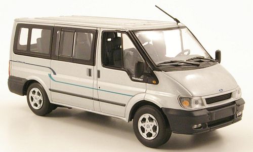 ford transit euroline minibus - silver 430089209 Модель 1:43