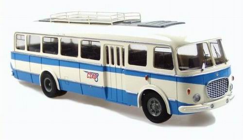 Модель 1:43 Skoda 706 RTO Bus CSAD - cream/blue