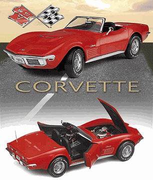 Модель 1:24 Chevrolet Corvette Convertible