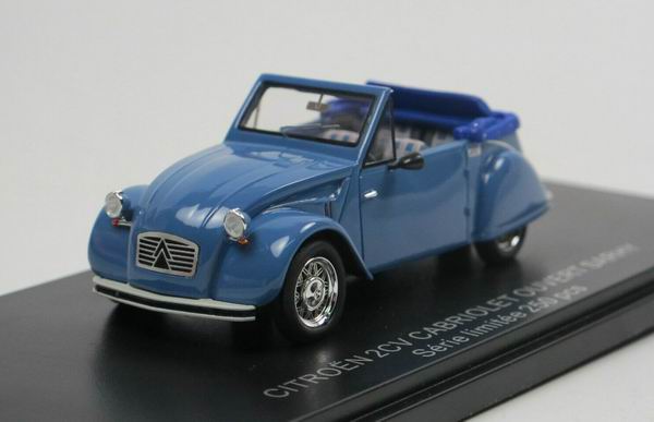 Модель 1:43 Citroen 2CV Cabrio Sarhy (open) - blue (L.E.250pcs)