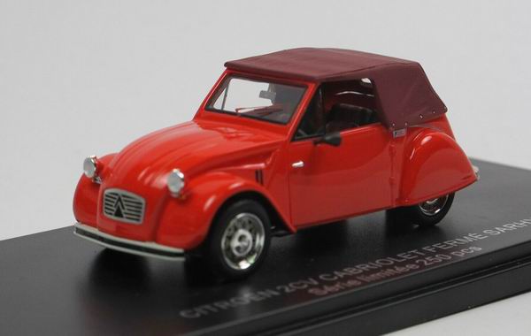Модель 1:43 Citroen 2CV Cabrio Sarhy (closed) - red (L.E.250 pcs)