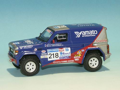 Модель 1:43 Toyota 73 Proto Diesel Yamato Paris-Dakar №217/218 KIT