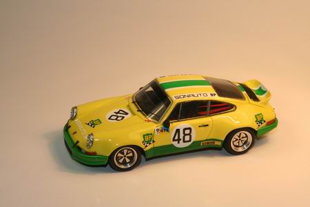 Модель 1:43 Porsche 911 RS ~SONAUTO BP~ Le Mans 1973 KIT