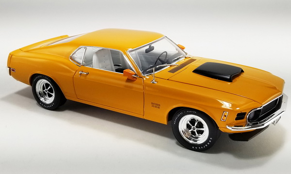 Модель 1:18 Ford Mustang Boss 429 - 1970 - Grabber Orange w White Interior