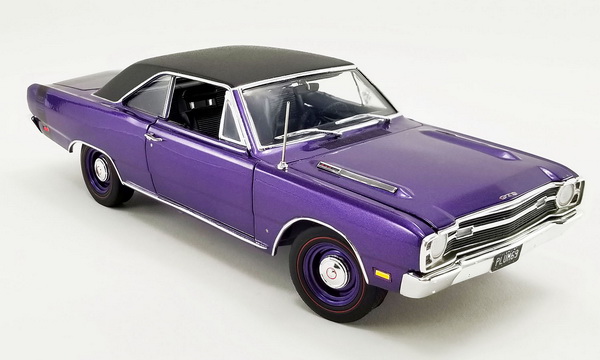 Модель 1:18 Dodge Dart GTS 440 1969 - Violet Purple Vinyl Top