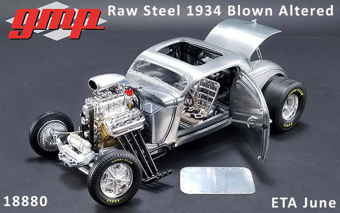 Модель 1:18 Raw Steel Blown Altered Coupe (L.E.630pcs)
