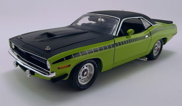Модель 1:18 Plymouth AAR Cuda - Sublime Green 1970 - Vinyl Top