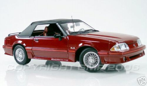 ford gt convertible - medium cabernet red/black G-1801819 Модель 1:18