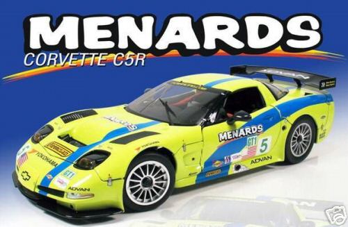 Модель 1:12 Menards C5R Corvette