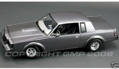 Модель 1:18 Buick GNX Street Fighters - slate gray met