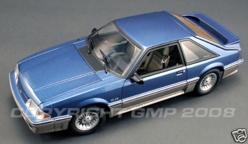 Модель 1:18 Ford Mustang GT - shadow blue met/titanium
