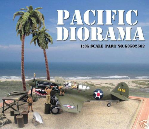 Модель 1:35 South Pacific Air Base Diorama (без самолета)