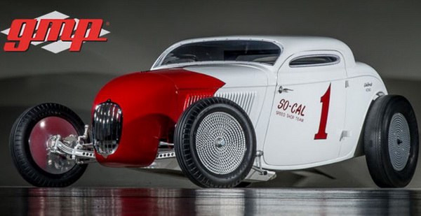 Модель 1:18 So-Cal Salt Flat Coupe №1 - white/red (L.E.702pcs)