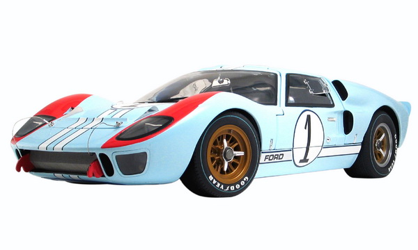 Модель 1:12 Ford GT40 MKII #1 - Ken Miles and Denny Hulme - 2nd Place - 1966 Le Mans - из к/ф 